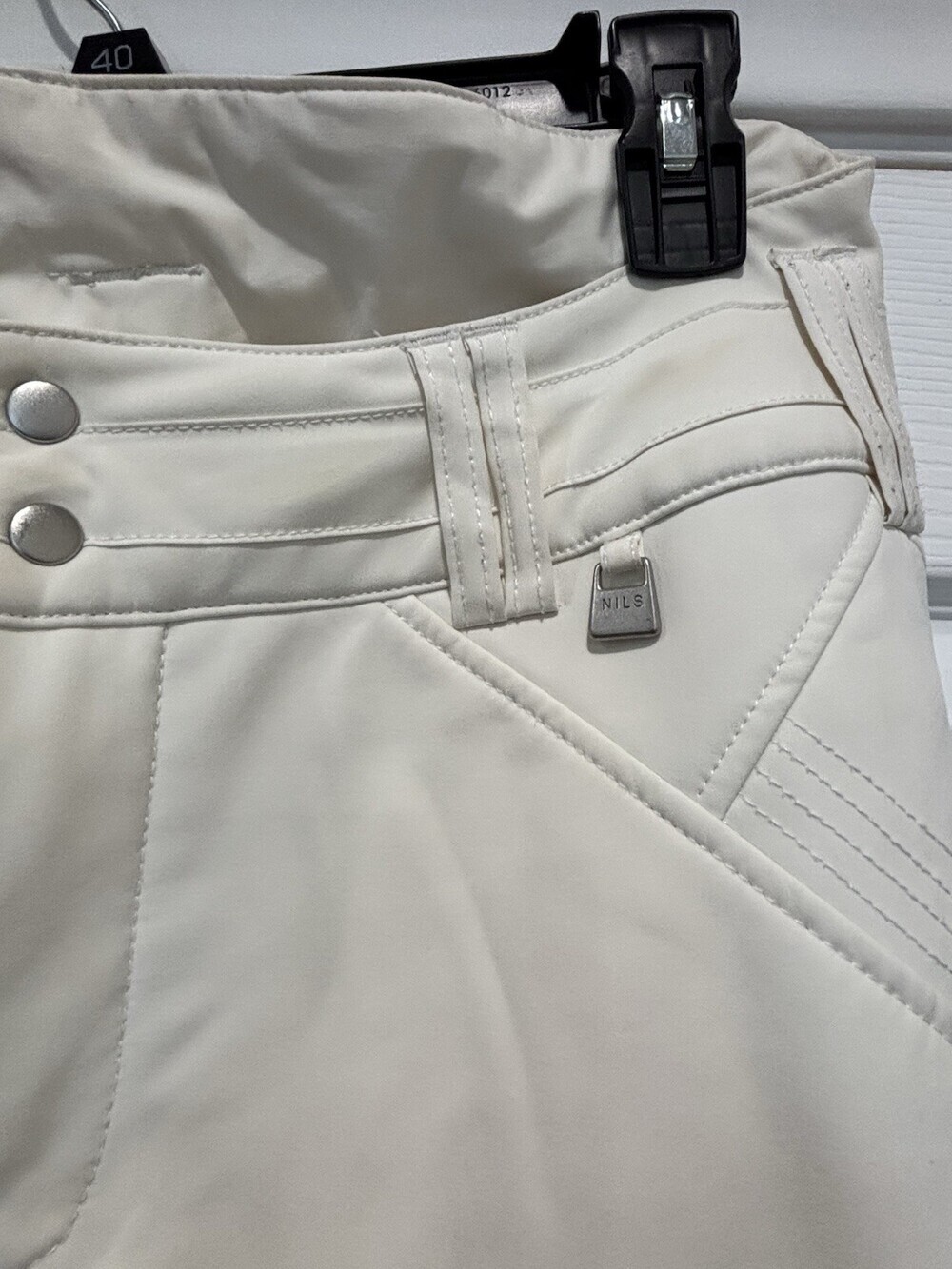 NILS Women’s Size 10 White Ski Snowboard Pants 20K Waterproof Insulated Winter - Picture 3 of 6